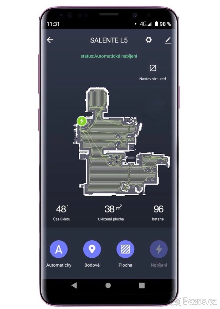 Roboticky vysavac Salente L5 2v1 - 7