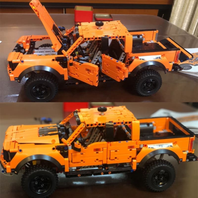 NOVÁ velká stavebnice Ford Raptor auto 1379 dílků delka 42cm - 7