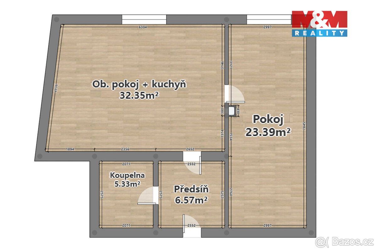 Pronájem bytu 2+kk, 67 m², Plzeň, ul. Otýlie Beníškové - 7