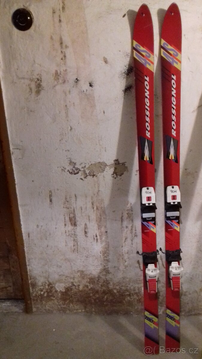 Lyže, sjezdové, sjezdovky, 5 párů, různé - 7
