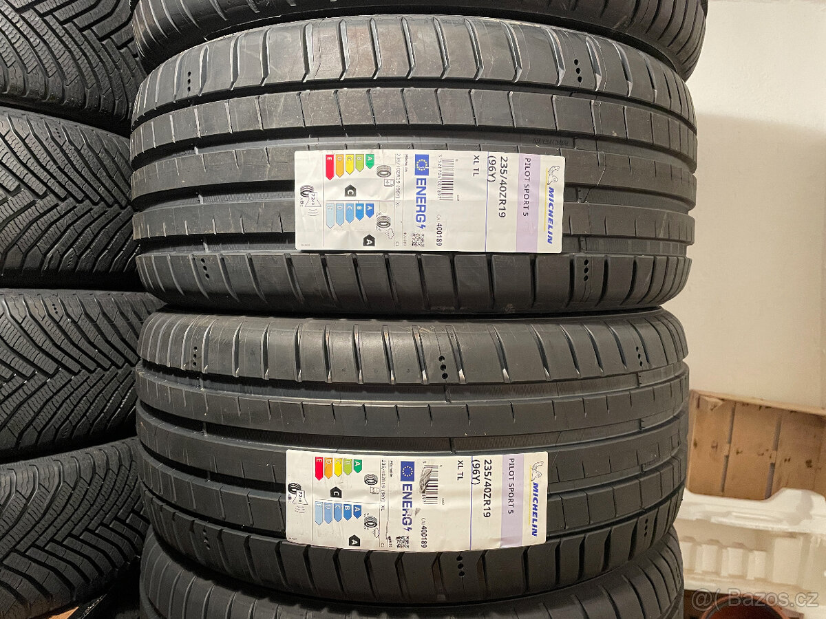 NOVÉ MICHELIN PILOT SPORT 5 235/40/19 96Y XL FR DOT2024 - 7
