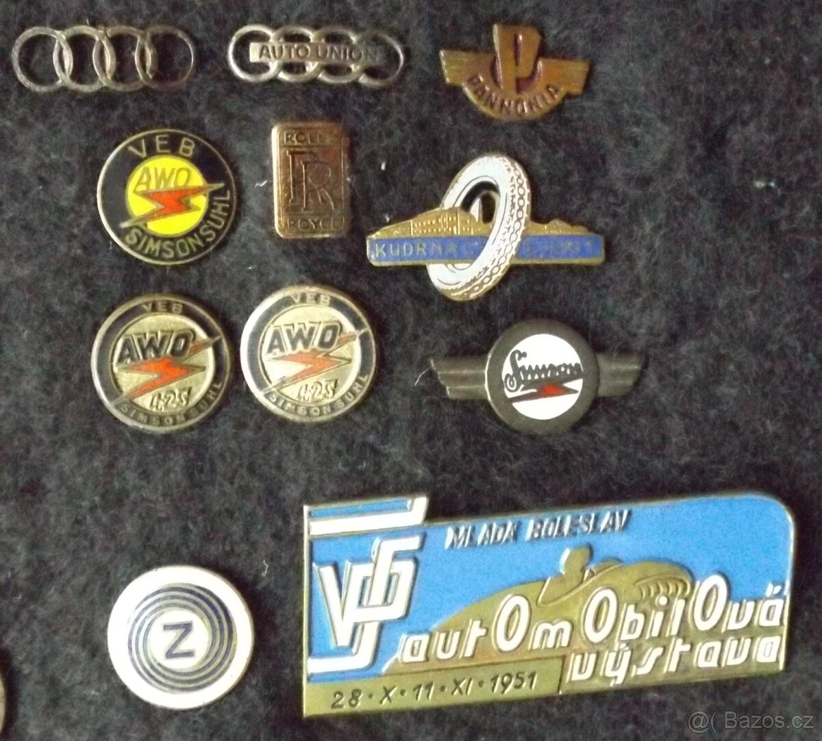 odznaky - různé druhy, sport, armáda, auto moto i jiné - 7