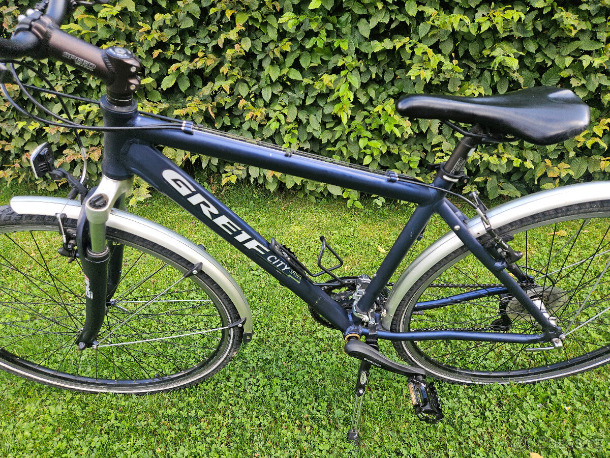 Seřízené pánské krosové hliníkové kolo GREIF, rám 19" - 7