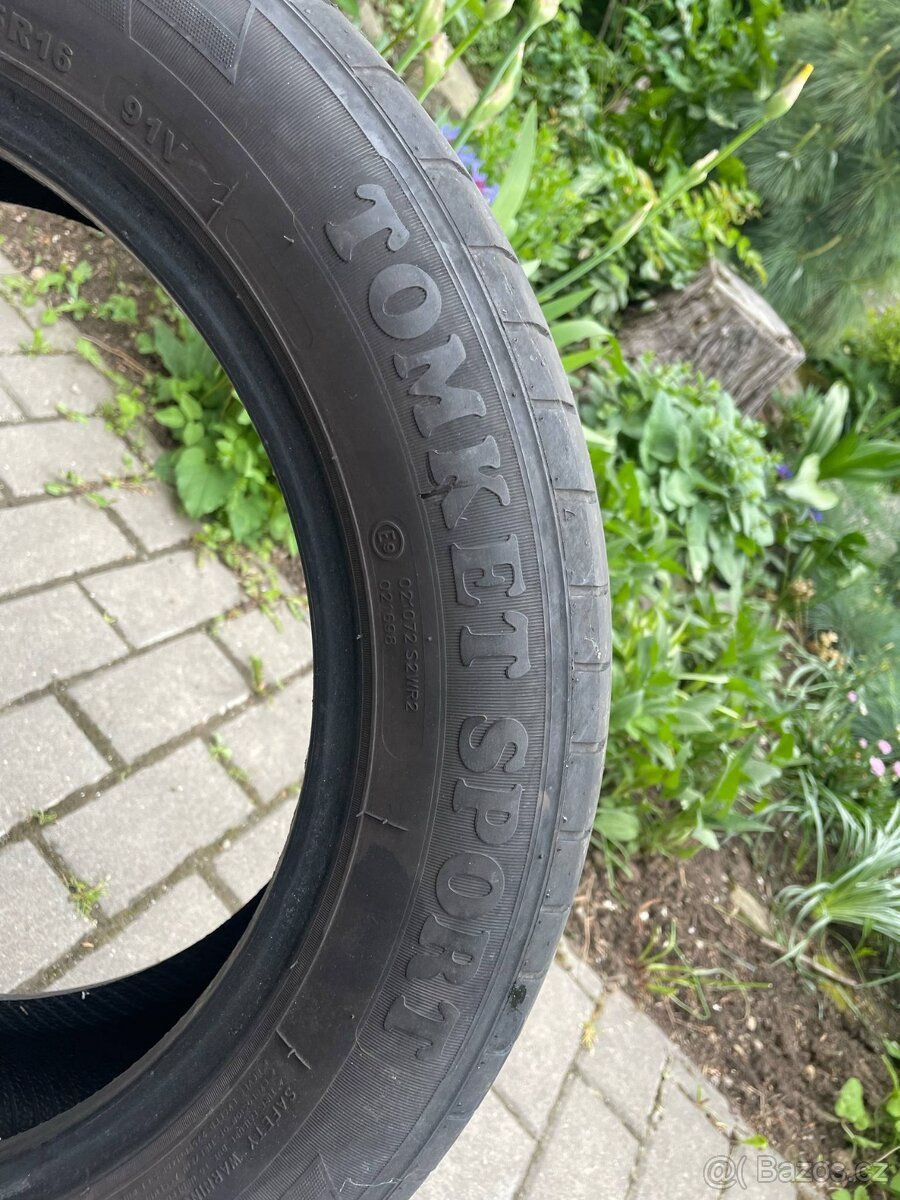 Plechové disky 5x112 + Pematiky TOMKET SPORT 205/55R16 - 7