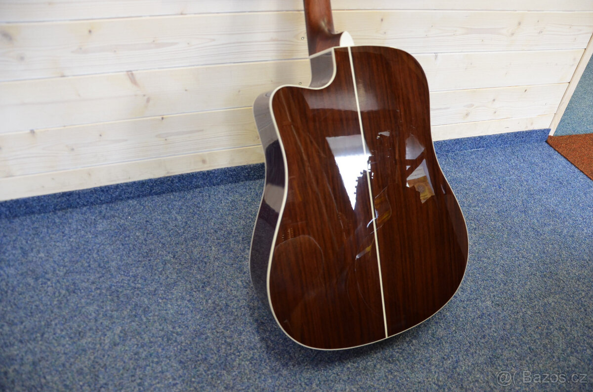 KYTARA ELEKTROAKUSTICKÁ 6 STRUNNÁ Sigma Guitars DTC 1E SB PP - 7