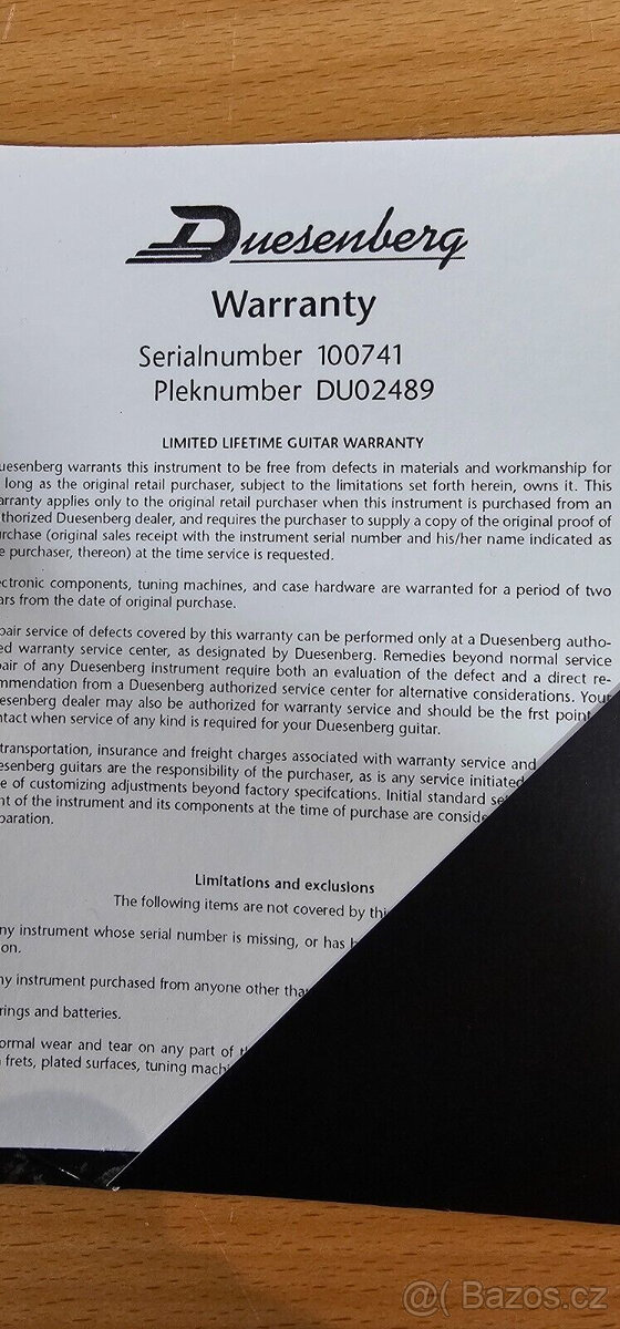 Duesenberg Starplayer TV Surf Green rok výroby 2010, jako no - 7