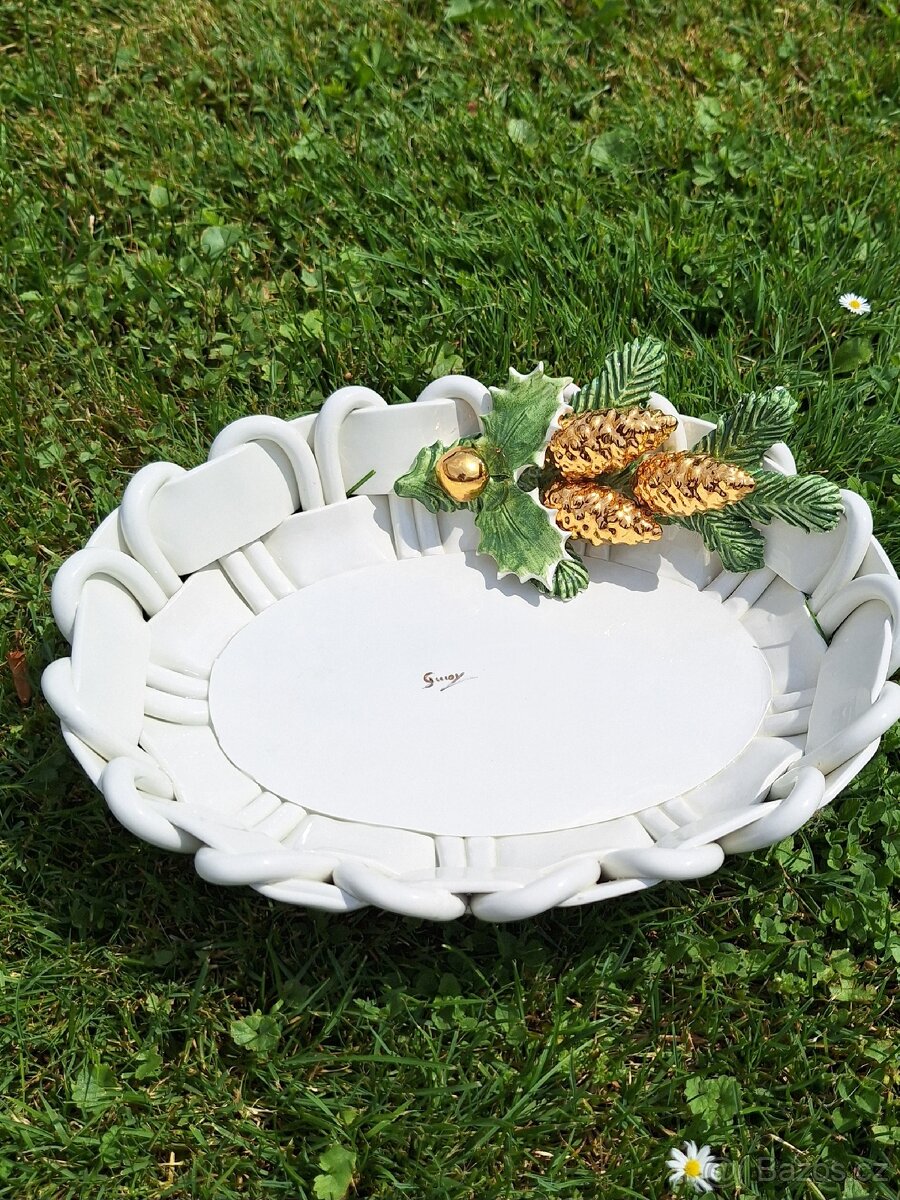 STAROŽITNÁ, PORCELÁNOVÁ VÁNOČNÍ SOUPRAVA - ITÁLIE - 7