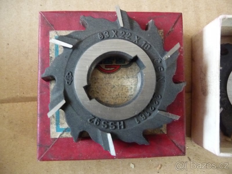 Frézy kotoučové drážkovací na kov zn.ZPS-nové. - 7