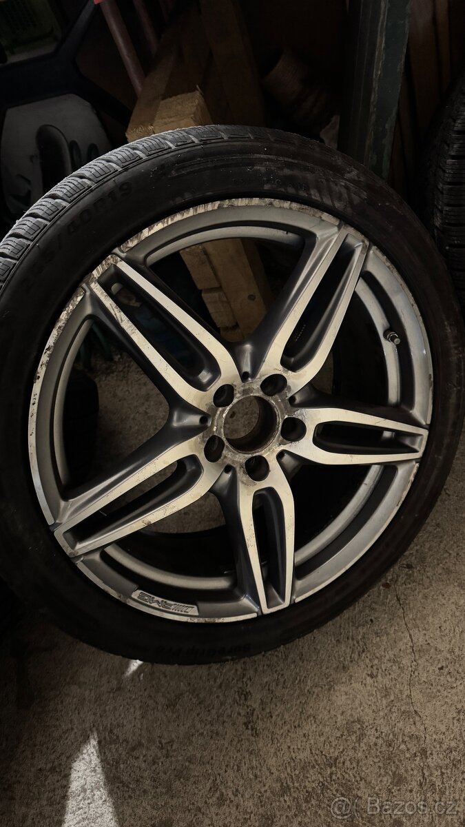 Alu Mercedes AMG R19 dvourozměrné zimní - 7