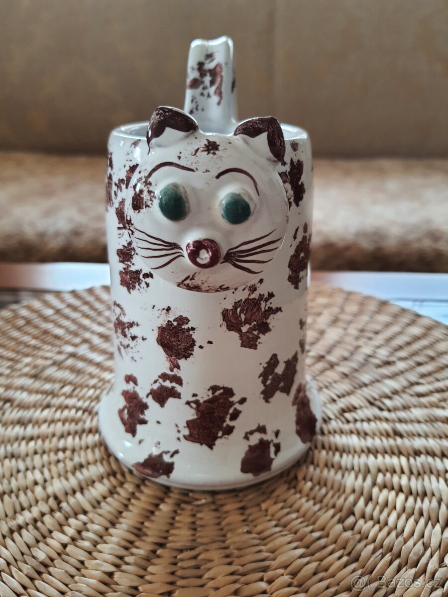 Keramický hrníček-kočka - 7