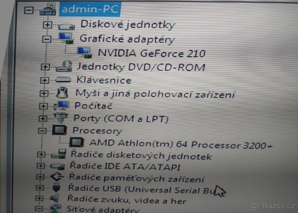 Starší PC sestava - AMD Athlon 64 / NVIDIA GeForce 210
- 7