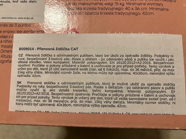 Přenosná židlička Badabulle - 7