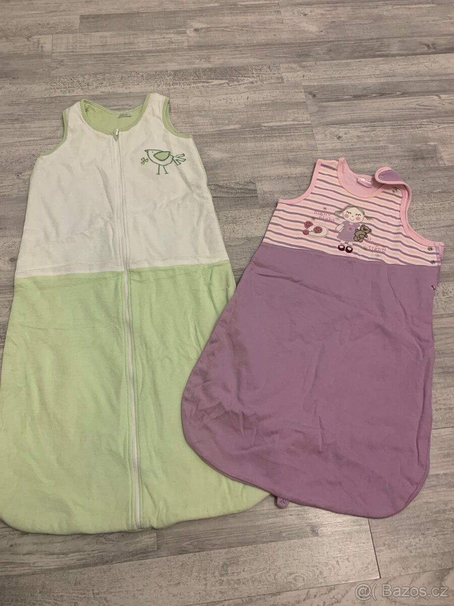 Prodám fusaky, zavinovačky, spací pytle a deku - 7