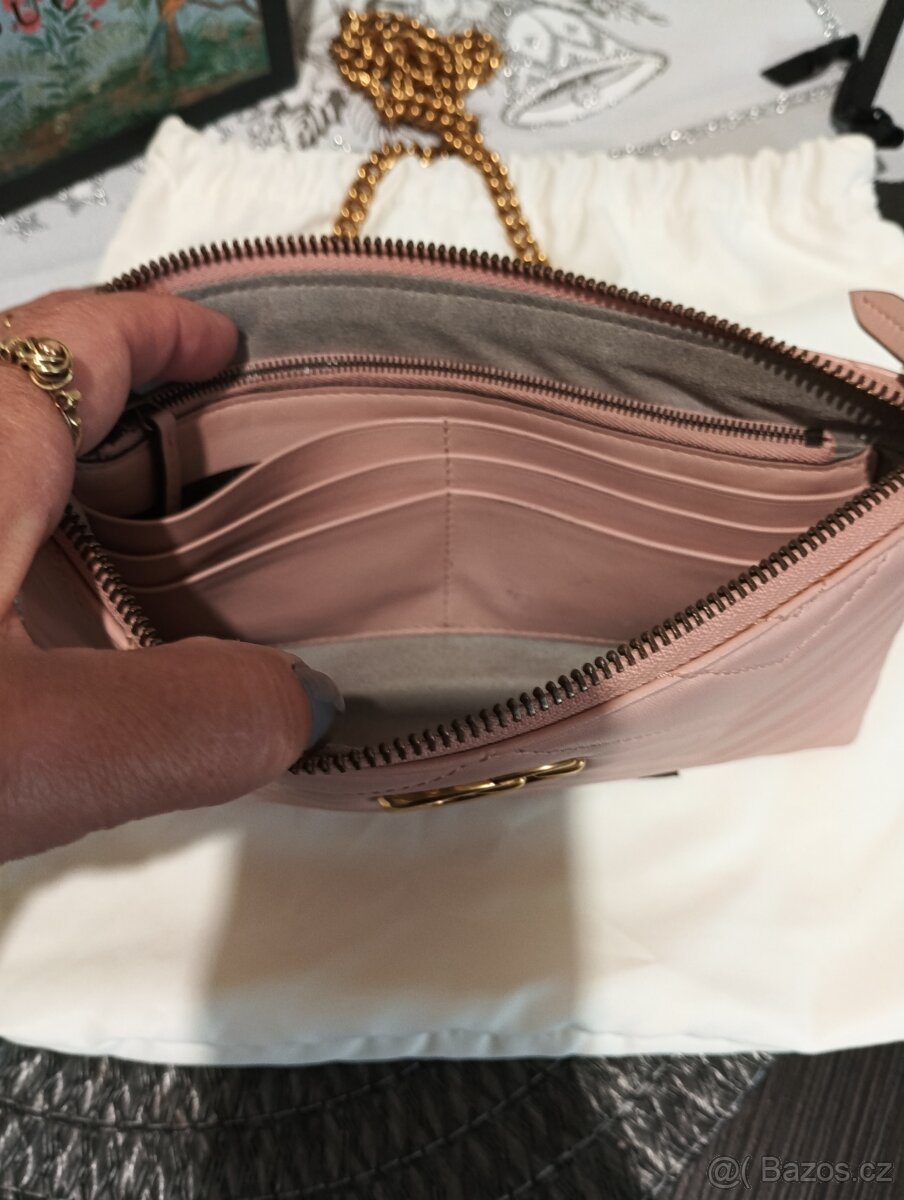 Kožená kabelka , psaníčko Gucci marmont - 7