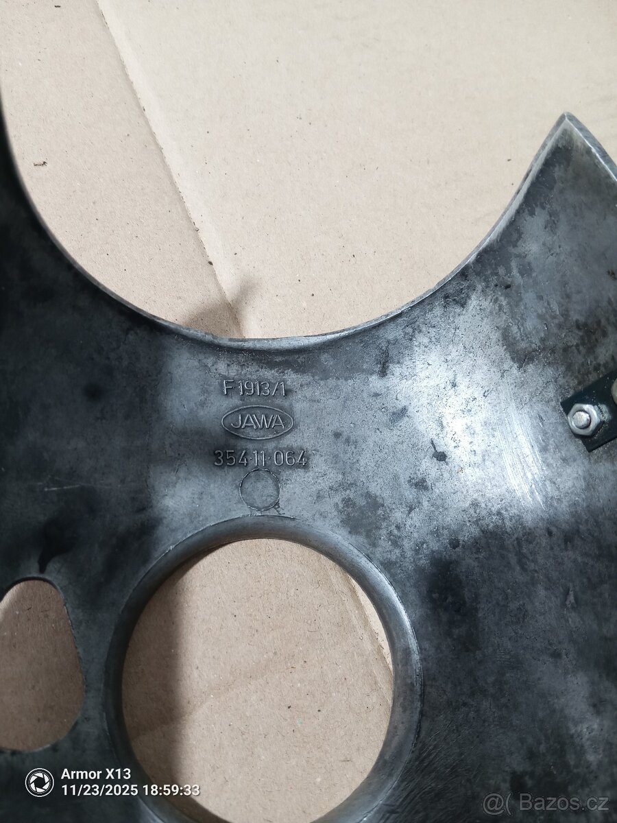 Jawa - ČZ 350 kývačka, panelka kryt karburátoru - 7