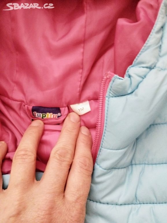 Dívčí prošívaná bunda vel.110/116 podzim - 7