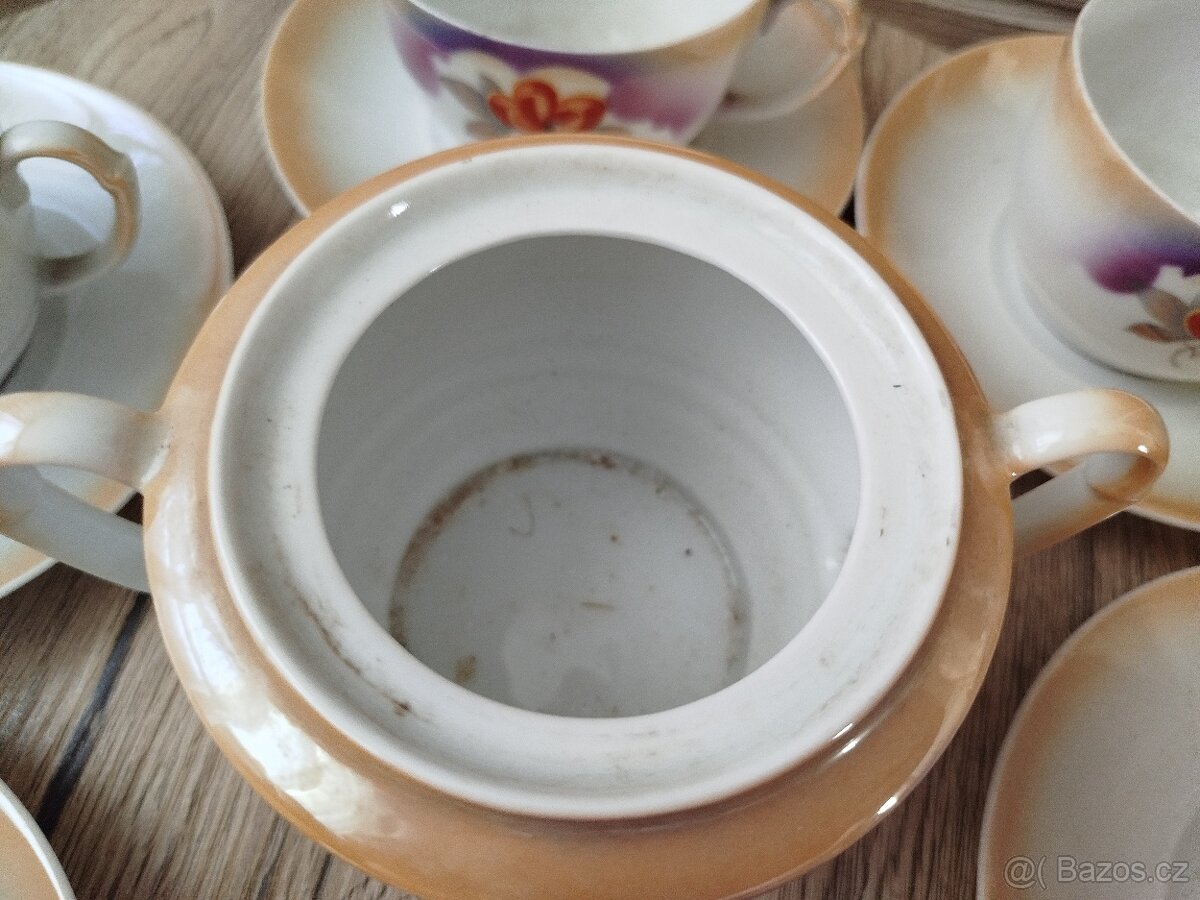 Starožitná porcelánová sada - 7