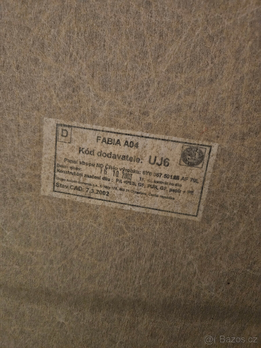 Škoda Fabia 1 stropnice sedan - 7