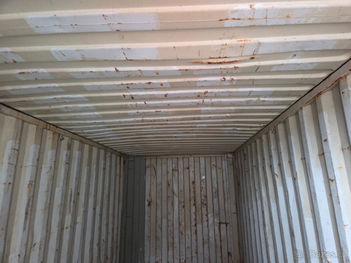 starší lodní kontejner 6m modrý - 7