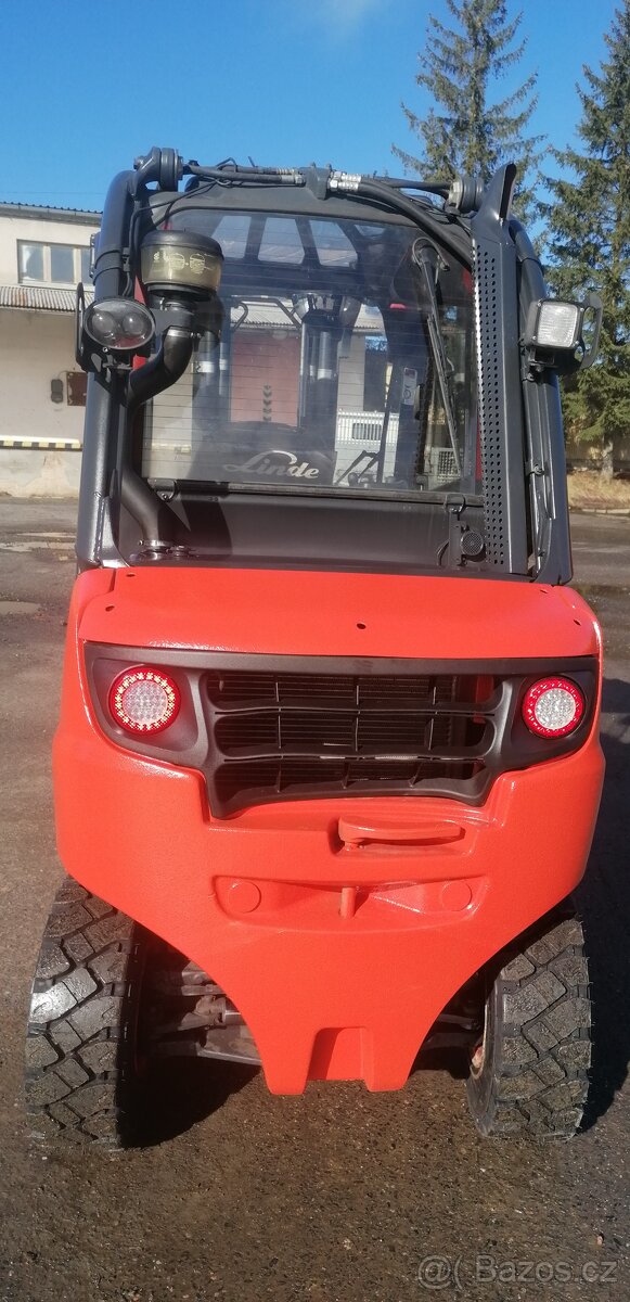 LINDE H30D-02 triplex boční posuv, volný zdvih - 7
