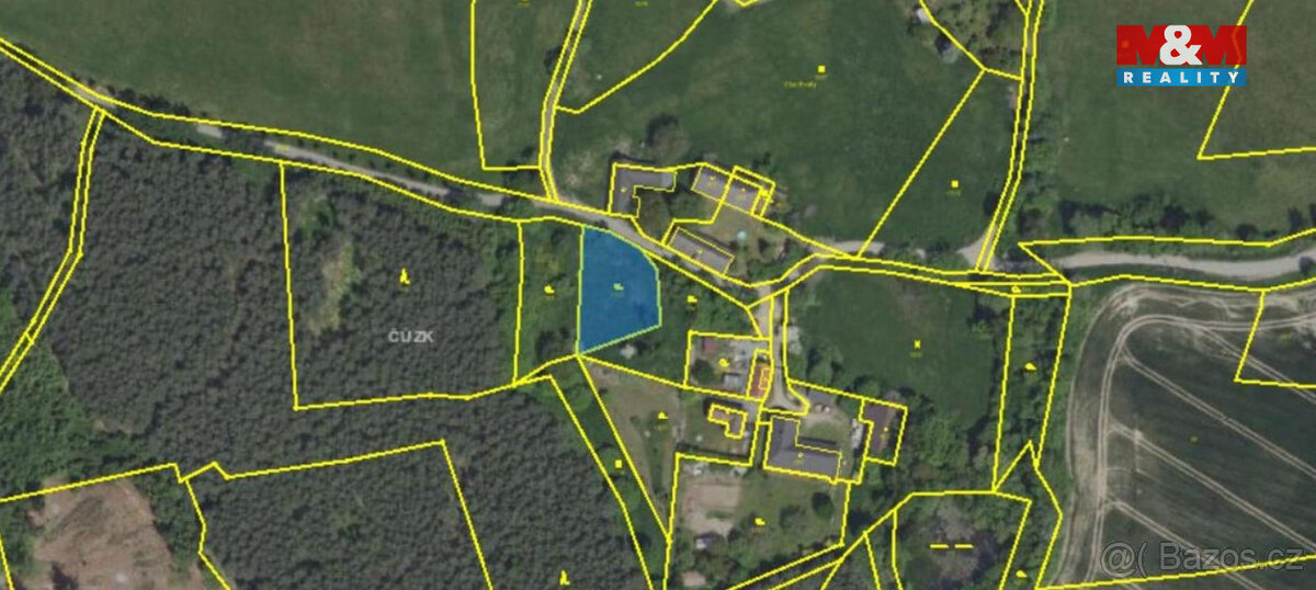 Prodej pozemku k bydlení, 992 m², Ostředek - 7