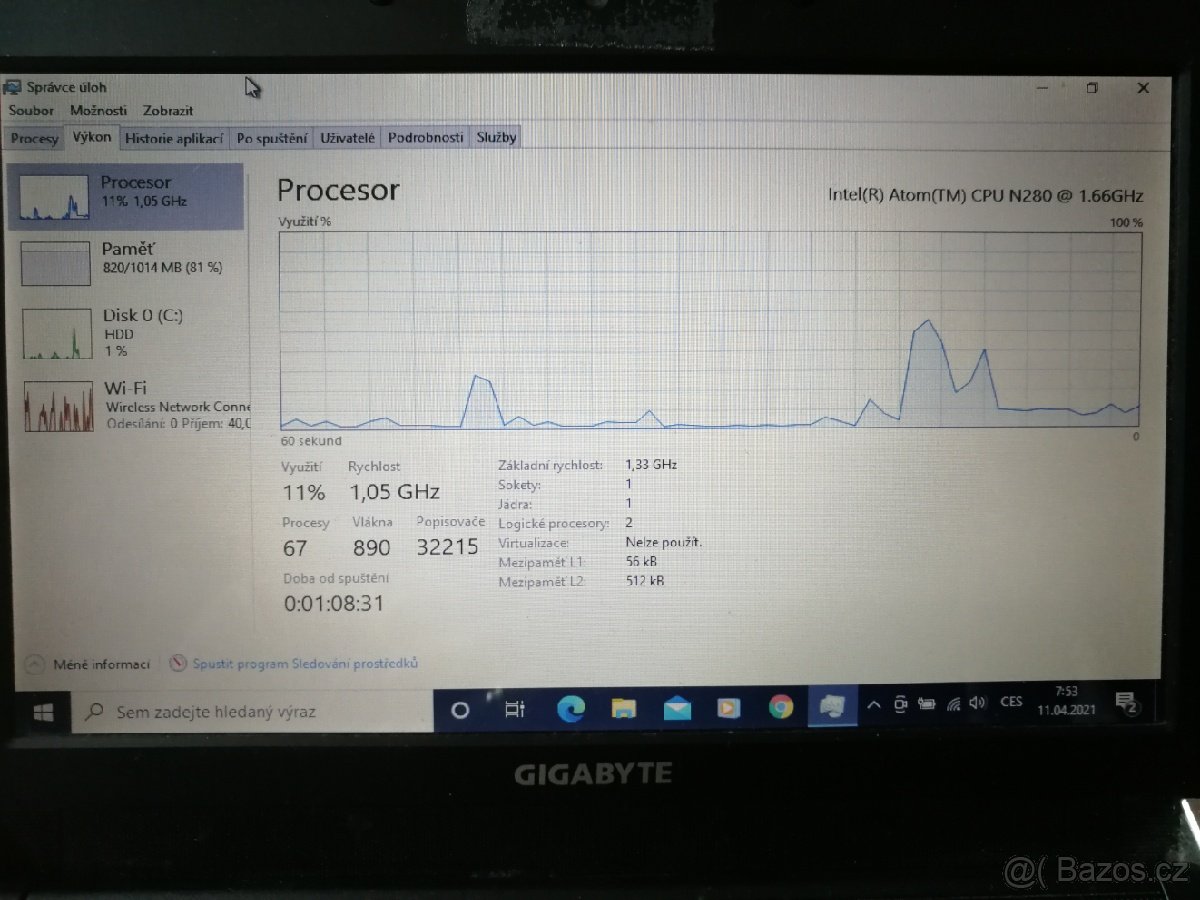 NTB Gigabyte M1022 - 7