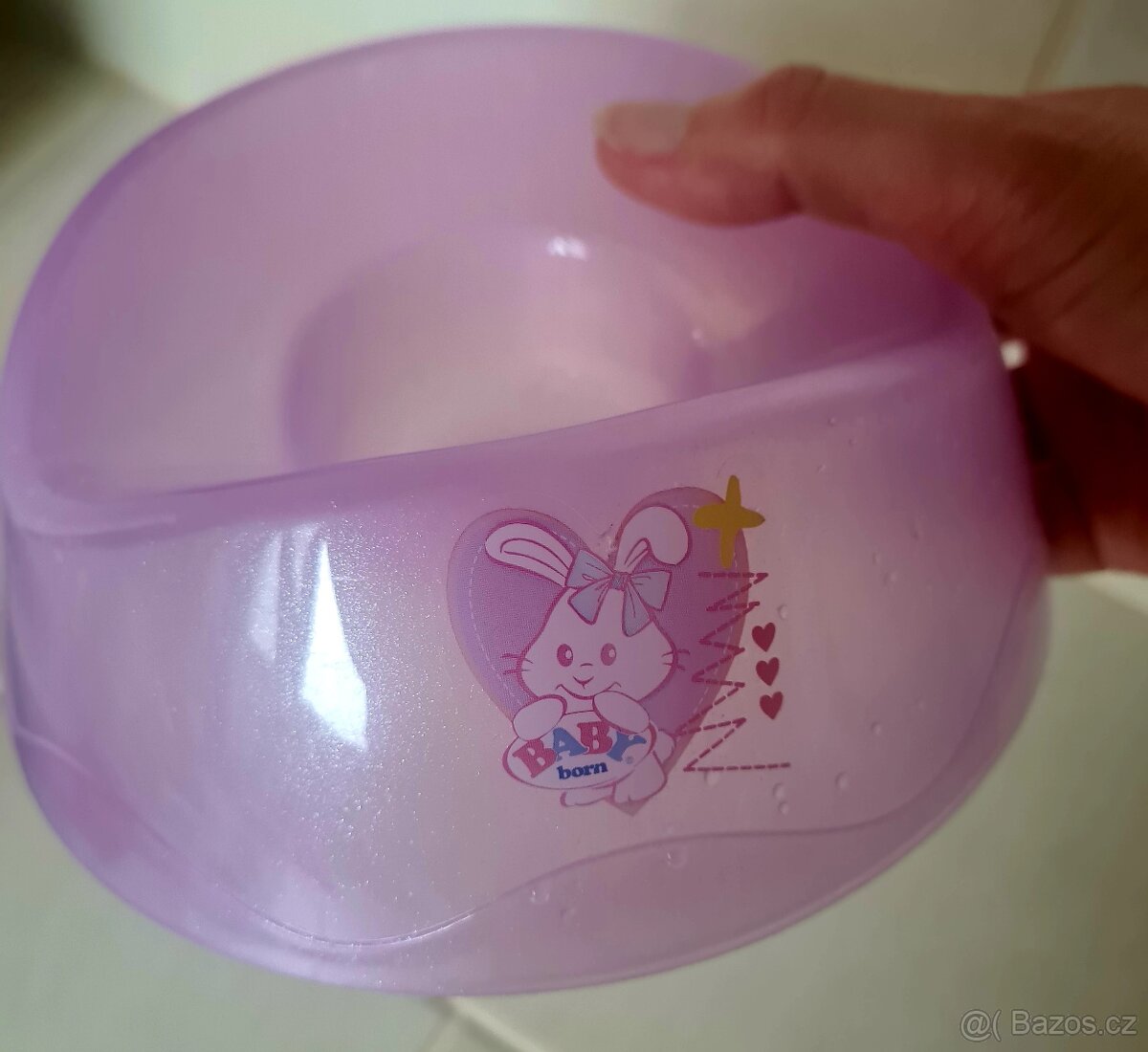 BABY Born - holčička, čůrací (Zapf Creation) -nočník,vanička - 7