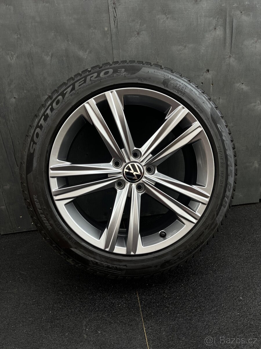 Alu vw Arteon Sebring 245/45/18 zimní 5x112 - 7