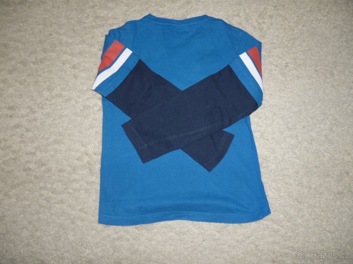 4x Trika s dlouhým rukávem s Myšákem Mickey, vel. 7 let - 7