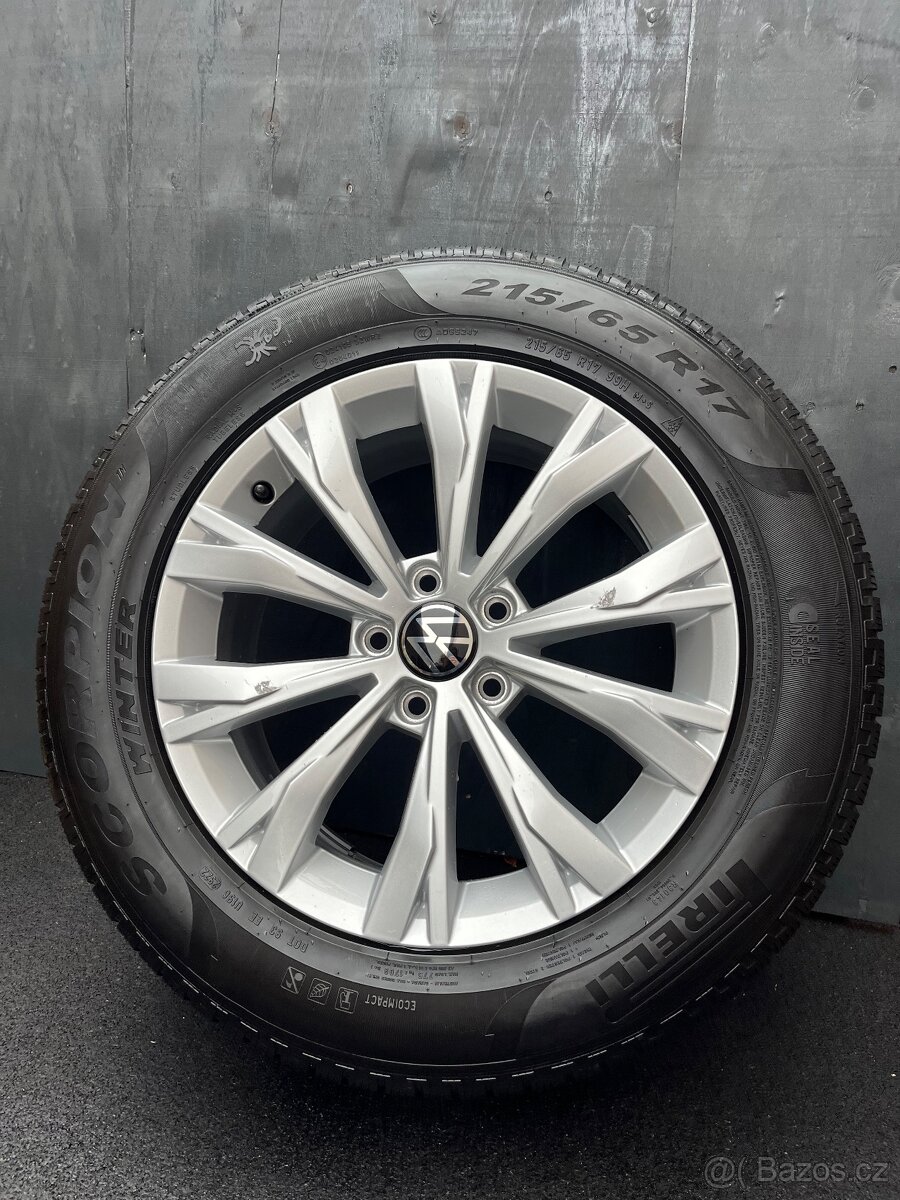 Originál alu 5x112 VW Tiguan 215/65/17 “Montana” - 7