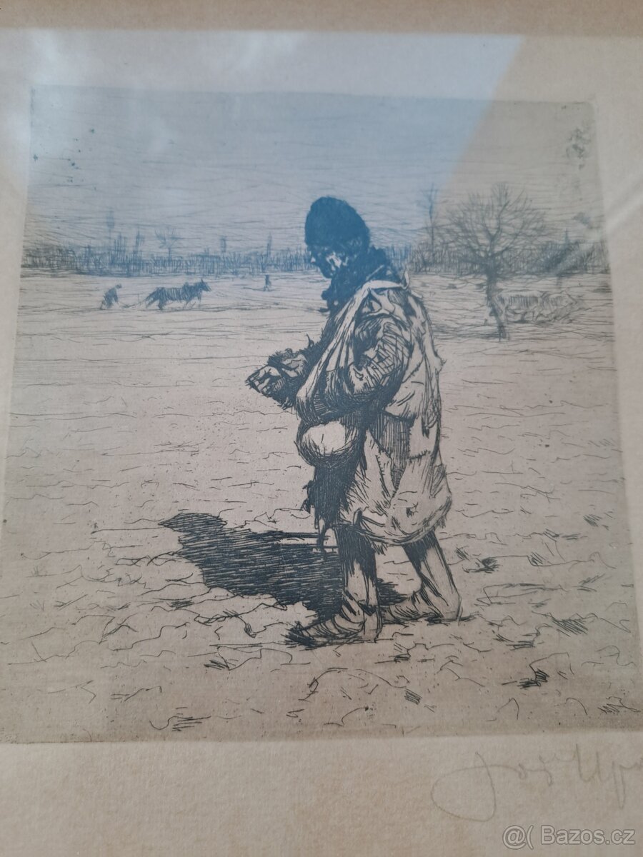 Joza Uprka-grafika. - 7