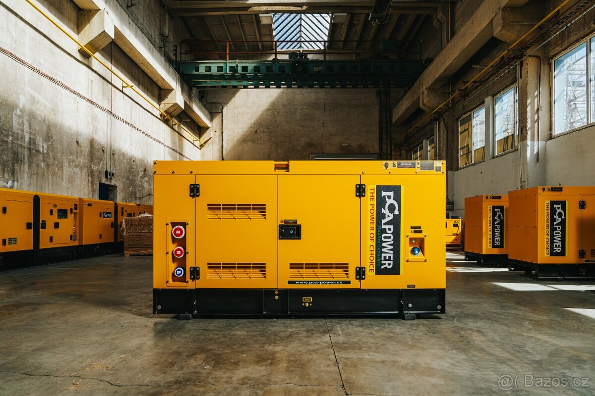 Naftová elektrocentrála PCA POWER PDE-44 kVA s ATS. - 7