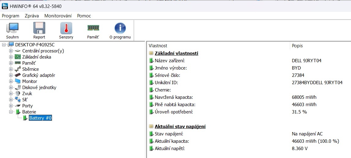 DELL Latitude 5500; i5-8265U / 8GB RAM, 256 SSD,15,6",W11pr - 7