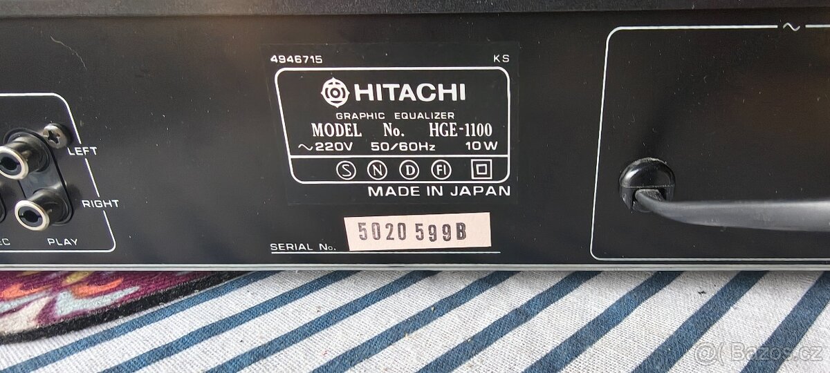 Equalizer Hitachi 10 pásmový - 7
