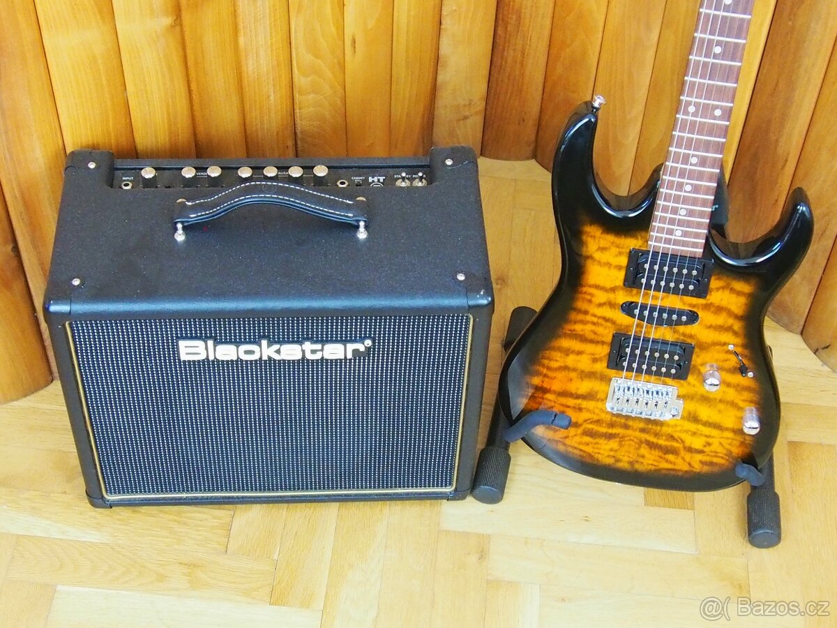 Kytarový set Ibanez GRX 70 QA - SB + kombo Blackstar HT-5 - 7