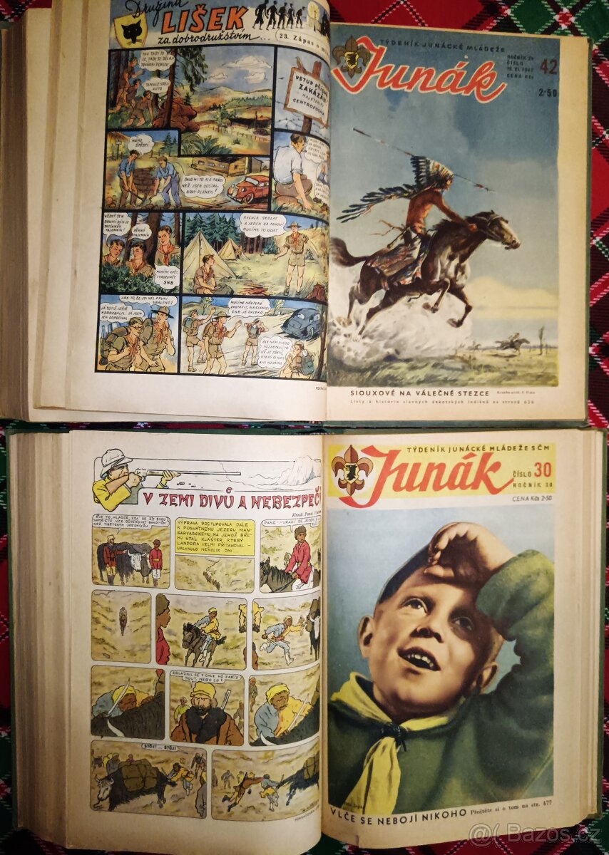 Časopisy 2x Junák 1947-1948. - 7