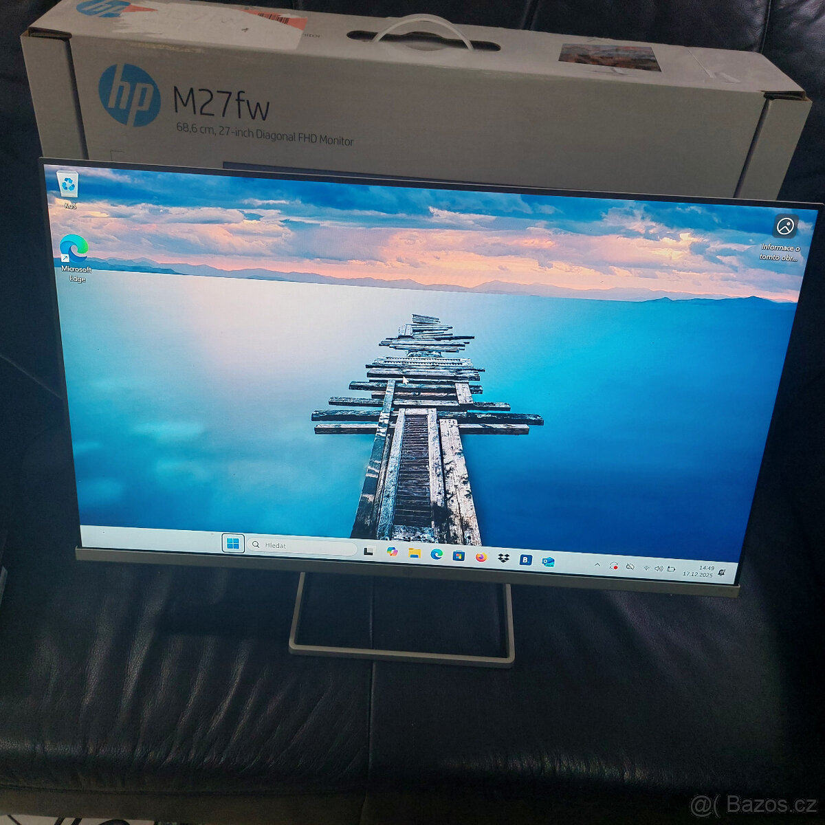Monitor 27" HP M27fw, ULTRATENKÝ, ZÁNOVNÍ, krabice - 7