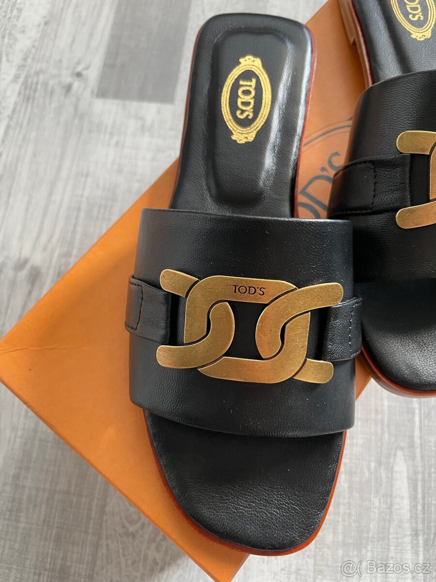 Dámské černé pantofle 37 Tod´s - 7