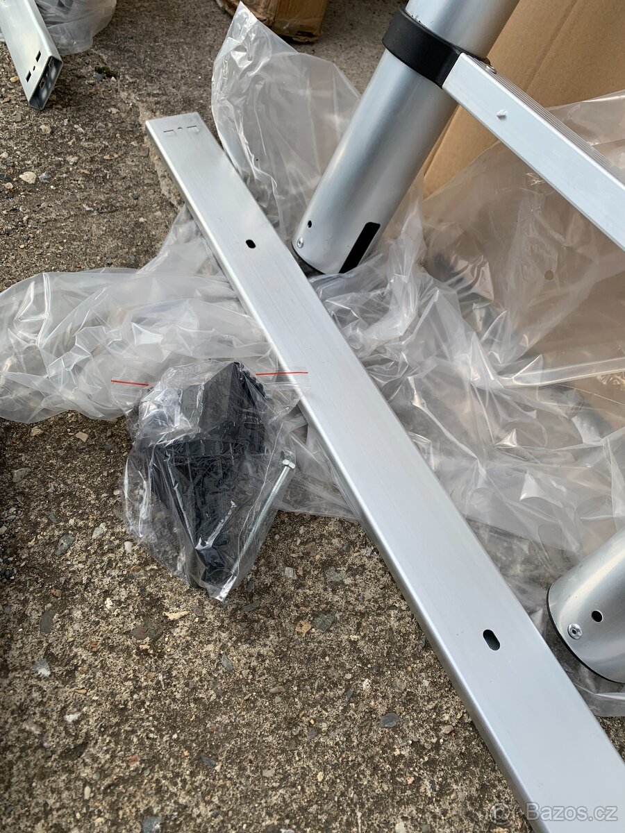 380 cm teleskopický hliníkový žebřík skládací 4.8m - 7