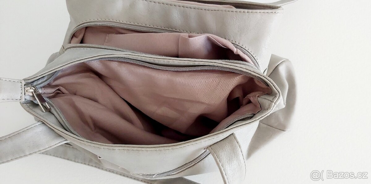Kabelka šedá v perfektním stavu - 7