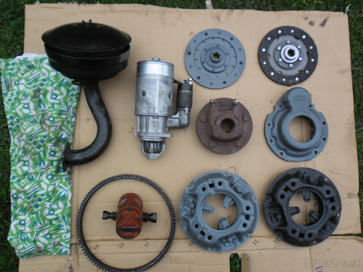 šípová kola + díly na malotraktor - 7