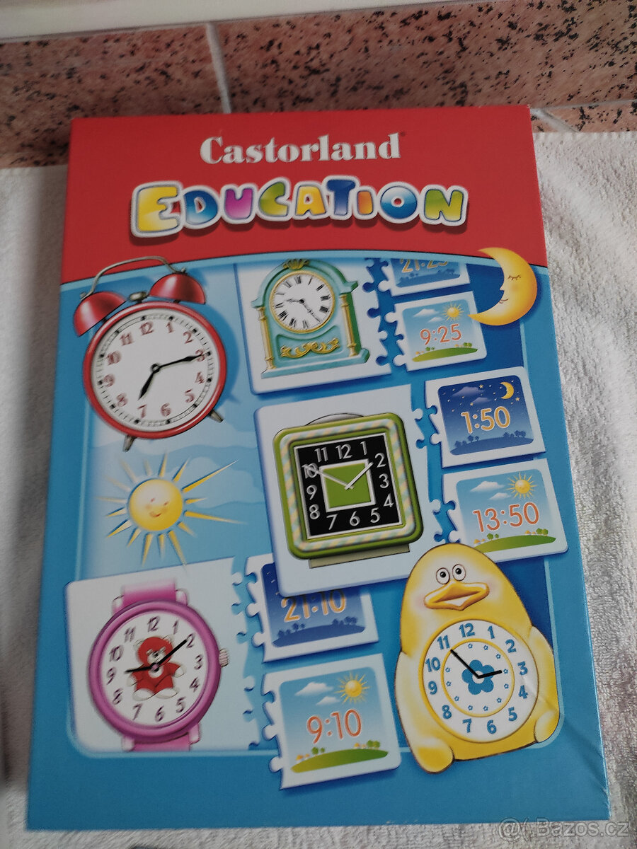 CASTORLAND PUZZLE Učíme se hodiny - 7