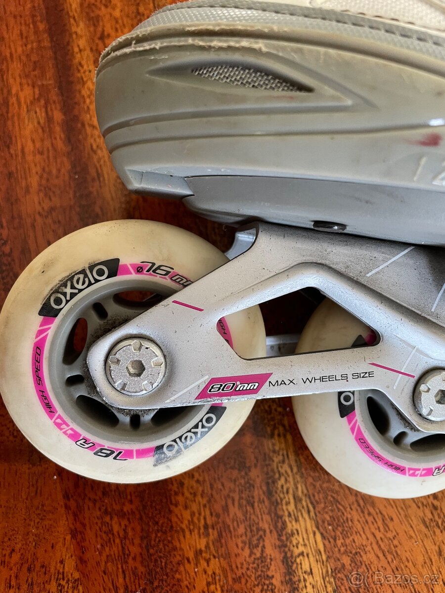 INLINE BRUSLE DĚTSKÉ DÍVČÍ vel. 38-41 (24-26) - 7