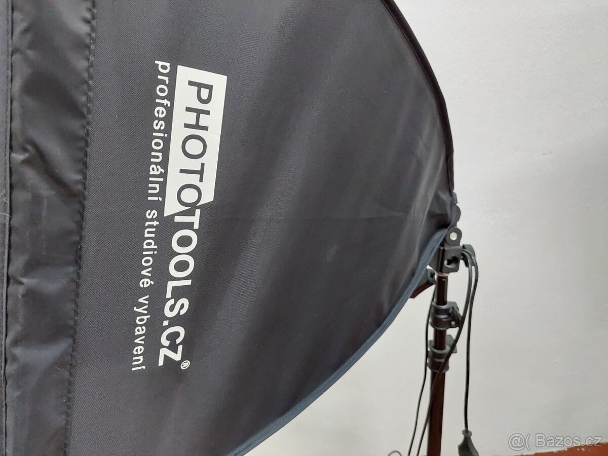 💡 2× Softbox PHOTOTOOLS + žárovky (nasvíceno jen pár hodin) - 7