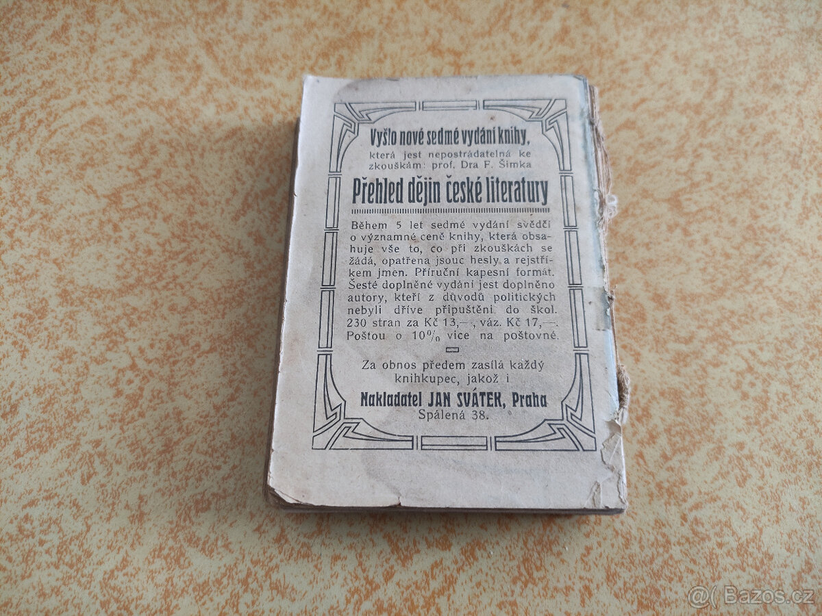 Česko - německý a německo-český kapesní slovník z roku 1923 - 7