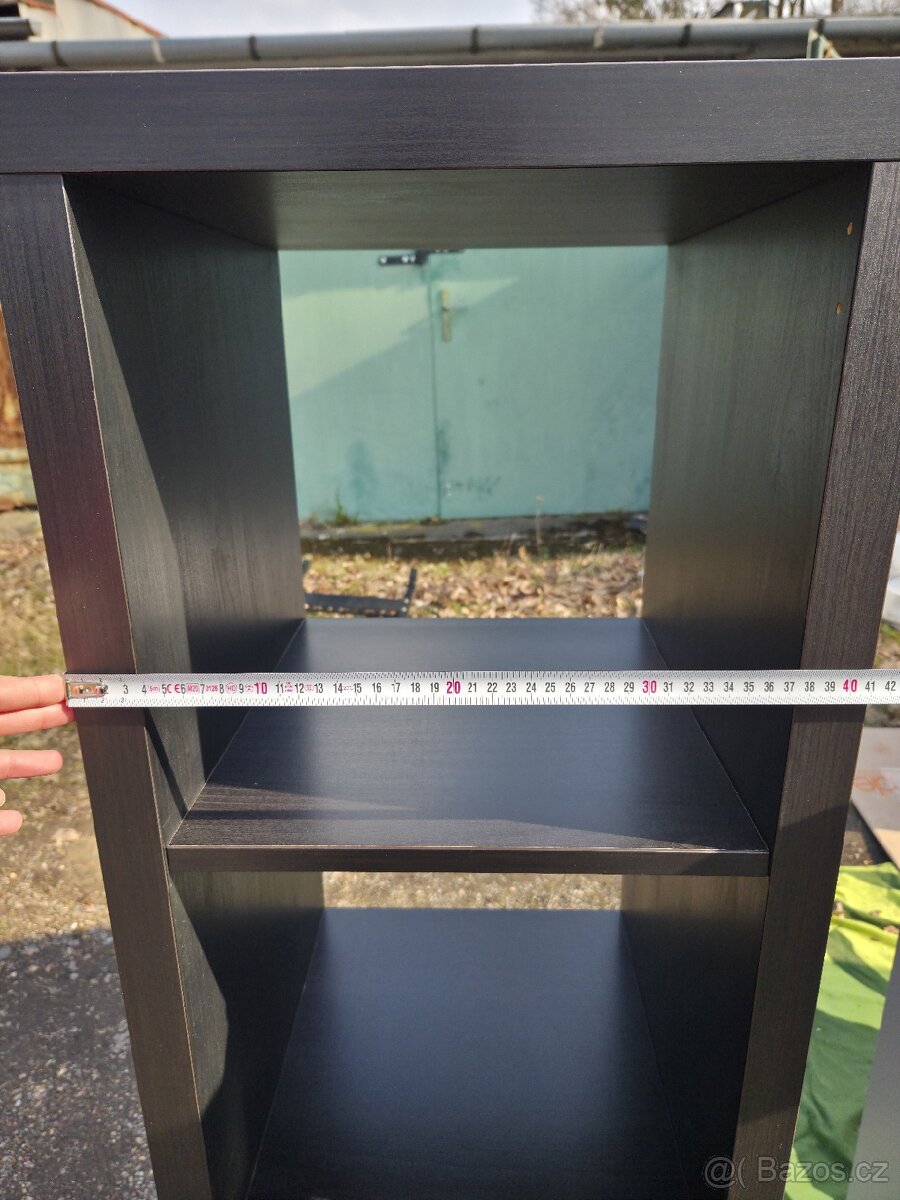 Knihovna tmavě hnědá - 7