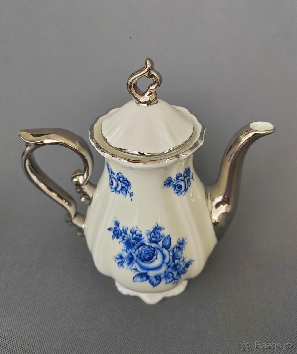 Krásný porcelánový mokka set od Kunst-Palette Regnitzlosau - 7