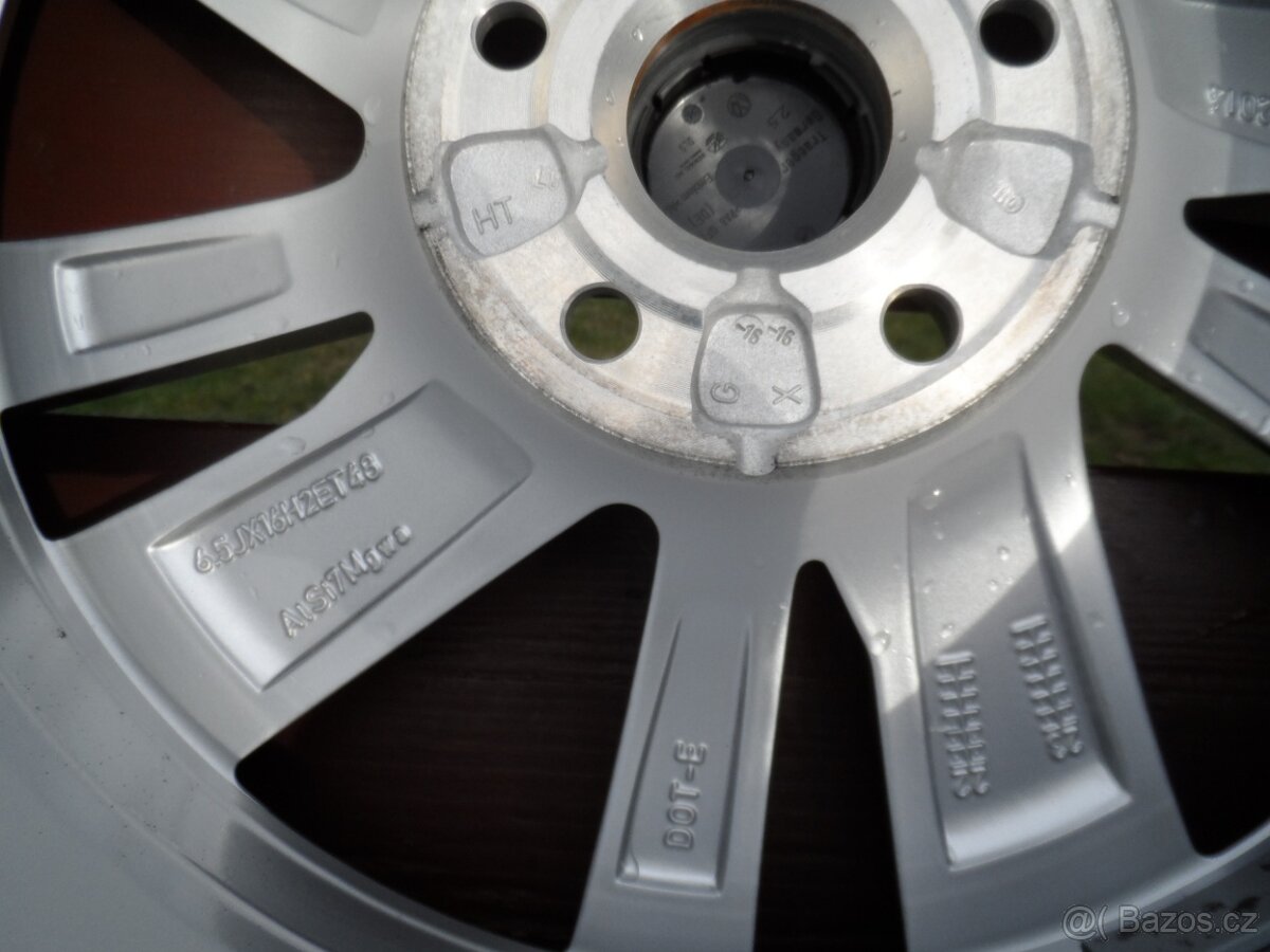 Originál Alu VW +Zimní Pneu Pirelli 205/60/16, ET 48 5X112 - 7