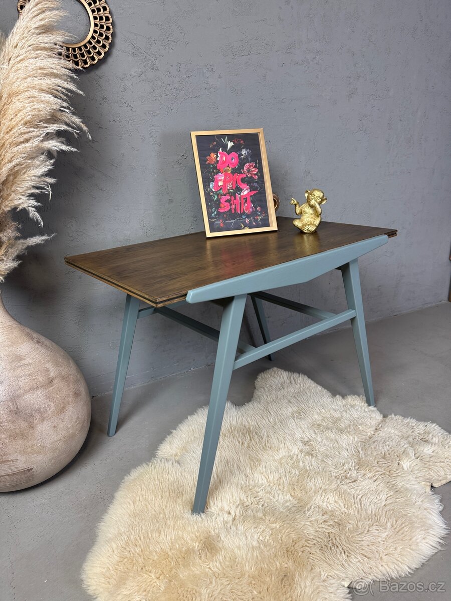 Starý svět, nový vibe – retro stolek ve fresh úpravě - 7