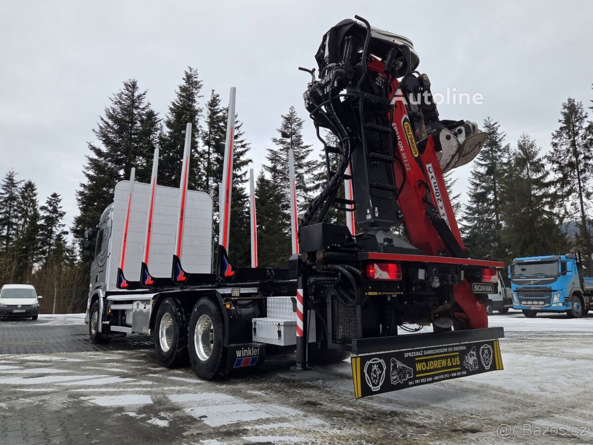 Scania R580 V8 do drewna lesovuz - 7